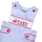 Train of Love hand smocked boy bubble