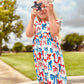 BOW PRINT DRESS