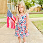 BOW PRINT DRESS