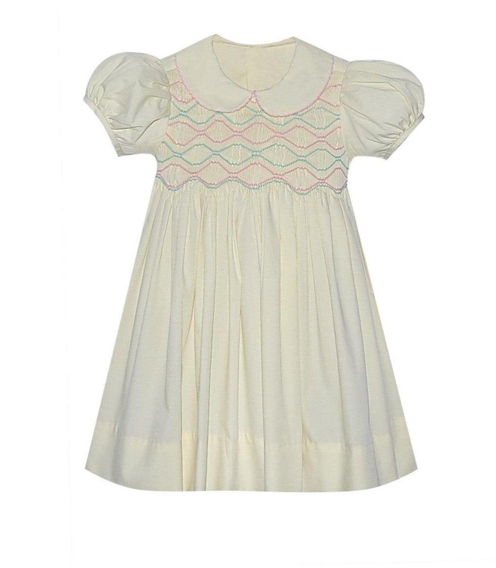 yellow handsmocked