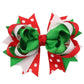 Polka Dot Christmas Bow