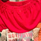 Smocked Christmas Princess Bloomer Set