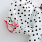 Polka dot witch smocked dress