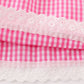 Pink Plaid Pumpkin Smocked Ruffle Dress