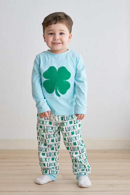 Blue Clover Applique Clover Set