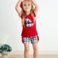 Red Go Dawgs French Knot Game Day Set