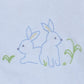Peyton Diaper Set - Bunnies - Blue