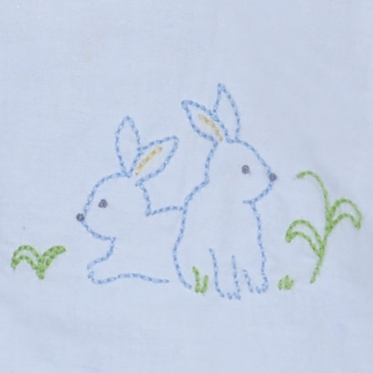 Peyton Diaper Set - Bunnies - Blue