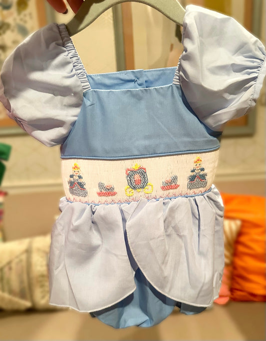 Smocked Cinder ella Bubble