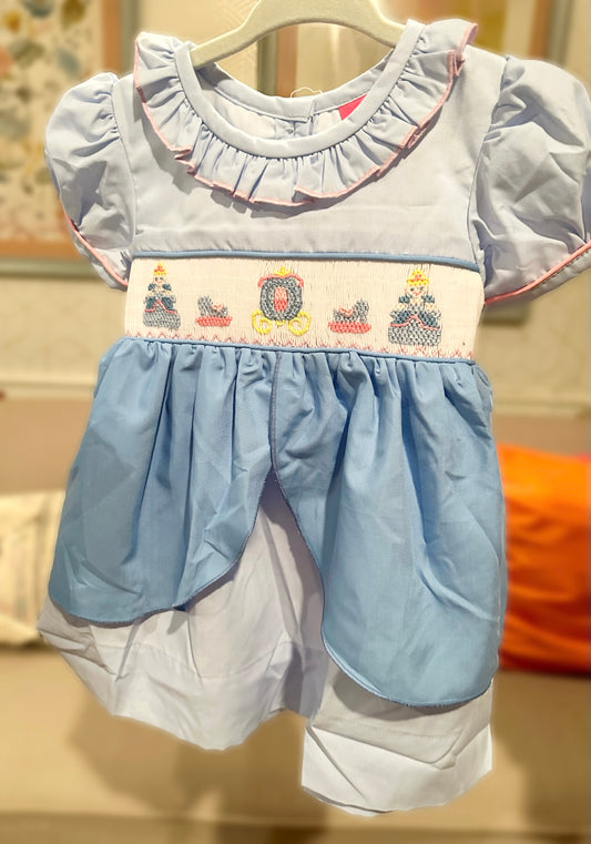 Smocked Cinder ella Dress