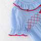 Girls Embroidered Baseball Bubble