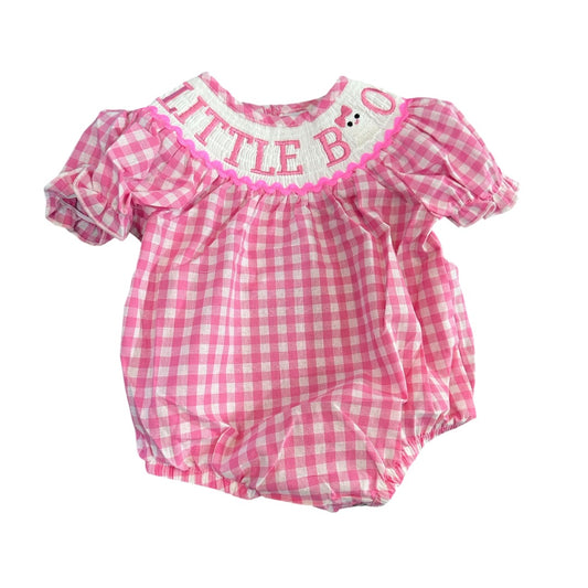 Little Boo Halloween Smocked Romper