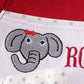 Maroon roll tide embroidery Alabama Game day print bloomer set