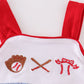 BLUE BASEBALL EMBROIDERY GIRL BUBBLE