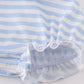 BLUE BASEBALL EMBROIDERY GIRL BUBBLE