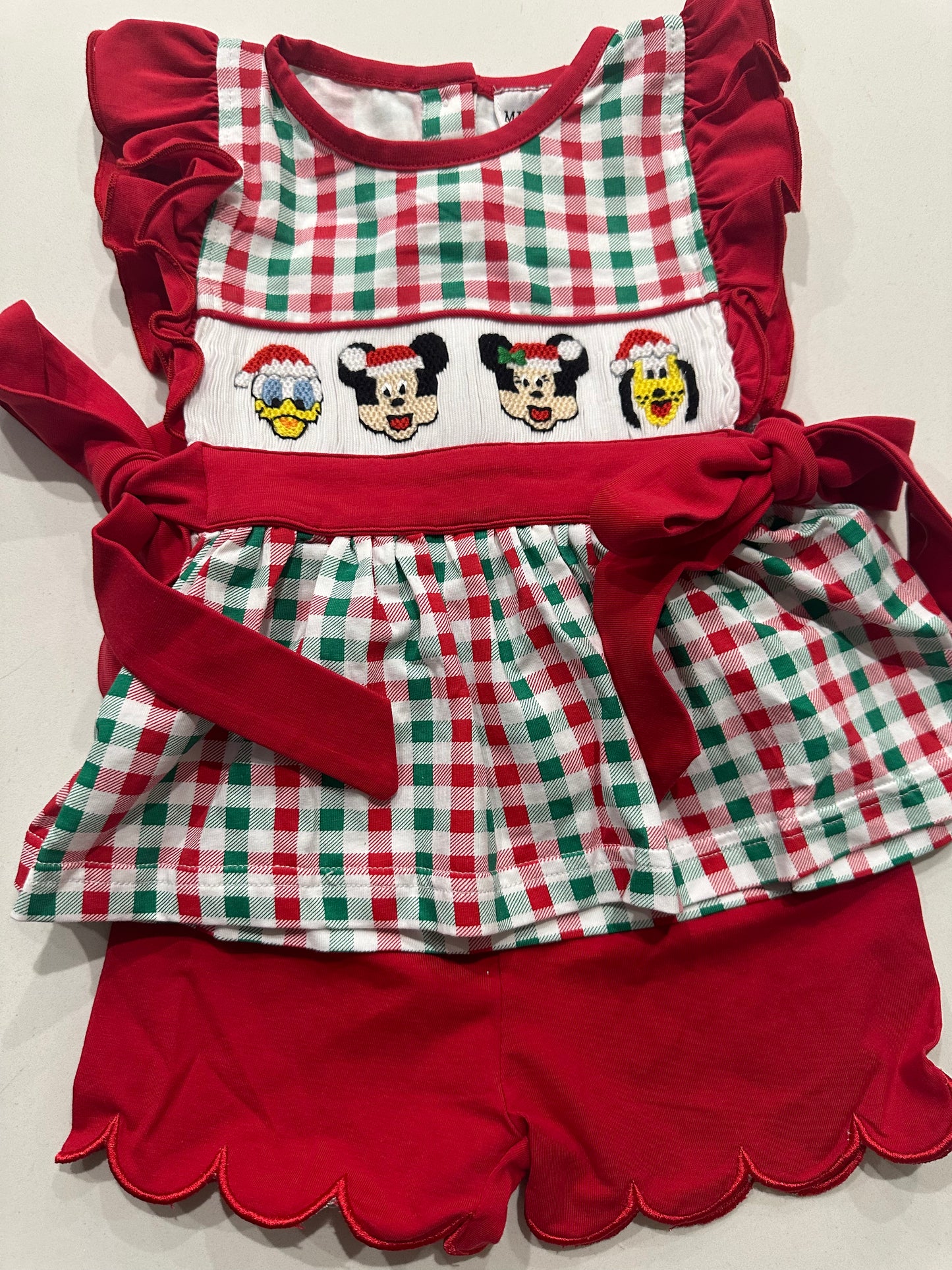 Handsmocked  Character Christmas set