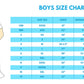 BLUE CHARACTER EMBROIDERY BOY ZIPPER PULLOVER