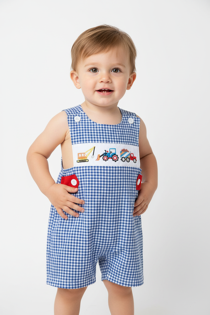 BLUE VEHICLE EMBROIDERY JONJON