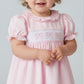 Bryn Dress-Pink Bows Smocked