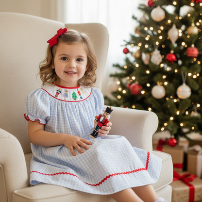 Hand Smocked Nutcracker Ballet Dress