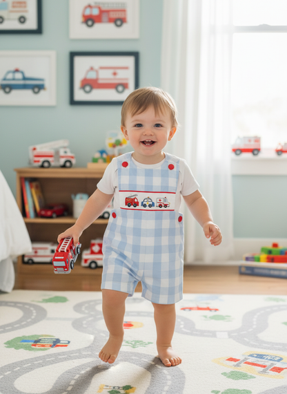 Boys Handsmocked first responder shortall