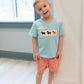 Hand Smocked Valentine Boy Puppy Short Set