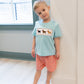 Hand Smocked Valentine Boy Puppy Short Set