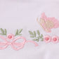BUTTERFLY FLORAL EMBROIDERY GIRL BUBBLE