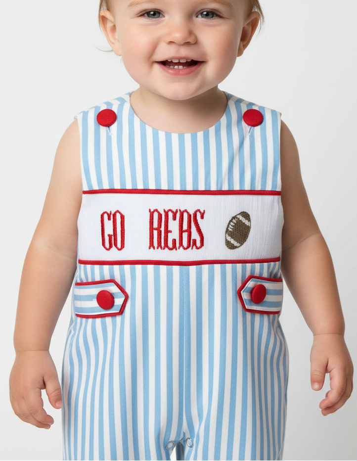 Ole Miss Shortall-Handsmocked