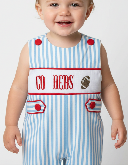 Ole Miss Shortall-Handsmocked