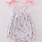BUTTERFLY FLORAL EMBROIDERY GIRL BUBBLE