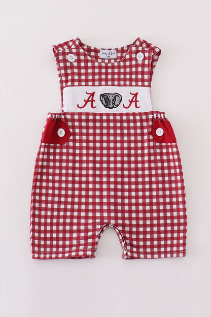 ALABAMA EMBROIDERY BOY GINGHAM JONJON