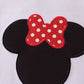 RED CHARACTER APPLIQUE GIRL SET