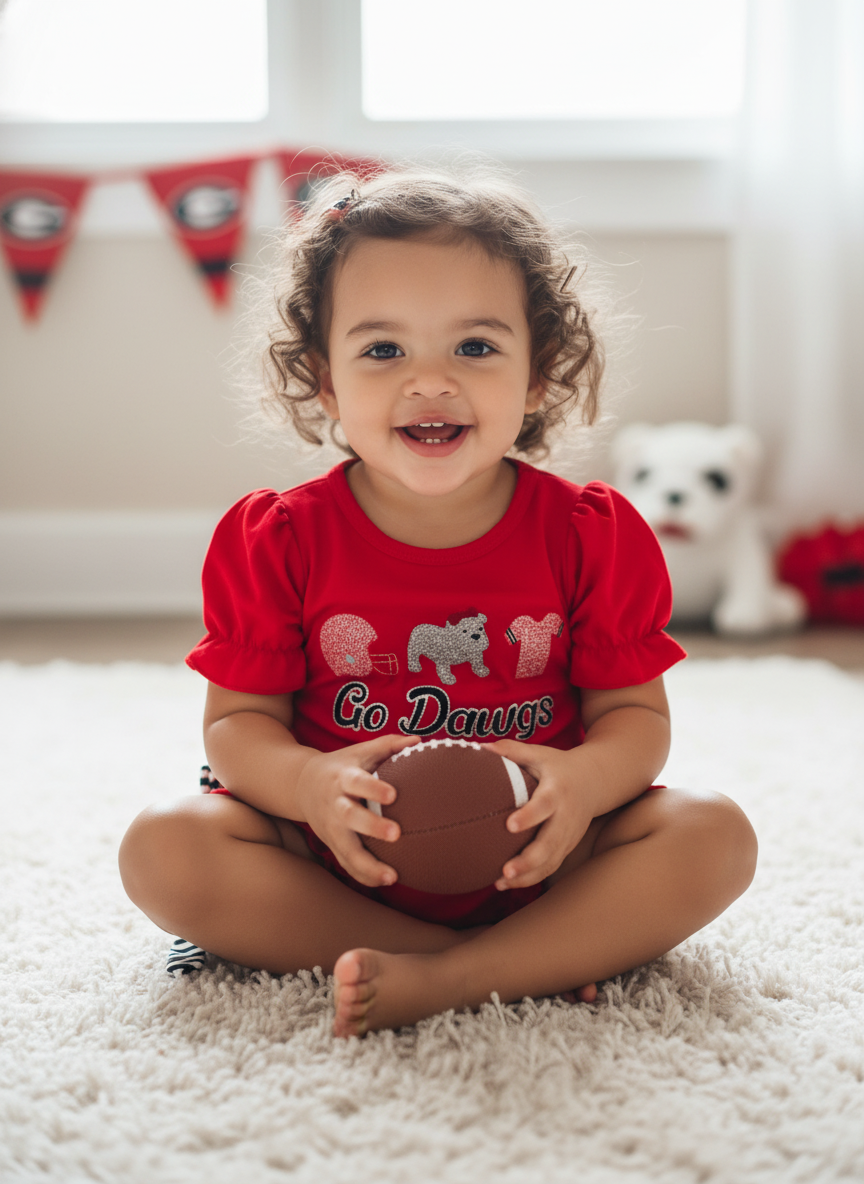 Georgia Bulldogs Knit bubble