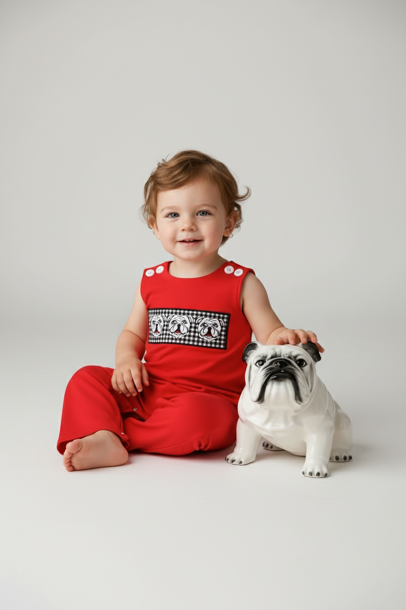GEORGIA BULLDOG EMBROIDERY JONJON