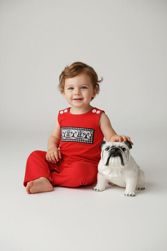 GEORGIA BULLDOG EMBROIDERY JONJON