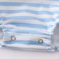 BLUE STRIPE DOG APPLIQUE BUBBLE