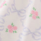 PINK BOW FLORAL PRINT GIRL DRESS