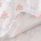 PINK BOW FLORAL PRINT GIRL DRESS