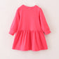 Pink Football Applique Dress