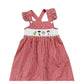 Toy Character Gingham Smocked Dress