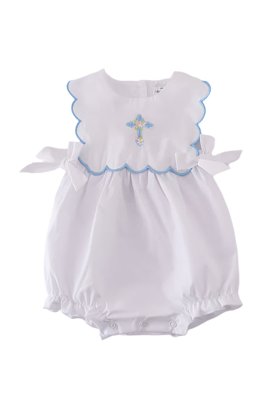 PREMIUM BOW CROSS EMBROIDERY BUBBLE