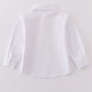 PREMIUM CROSS EMBROIDERY BUTTON DOWN LONG SLEEVE SHIR
