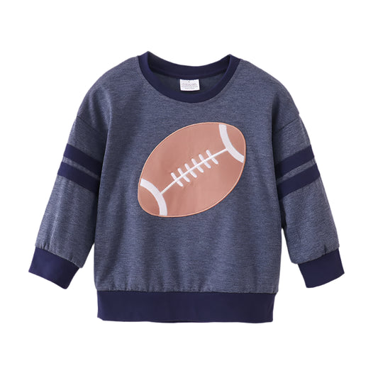 Boys Football Applique Top