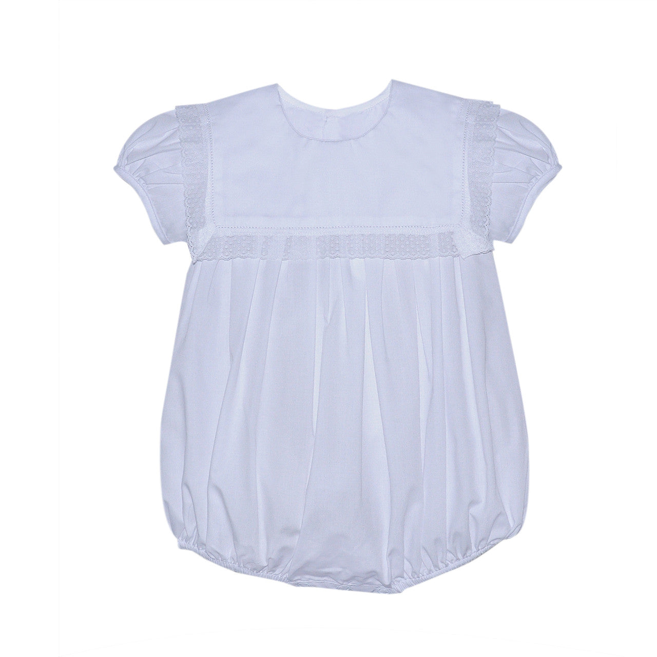Landon white lace accent bubble