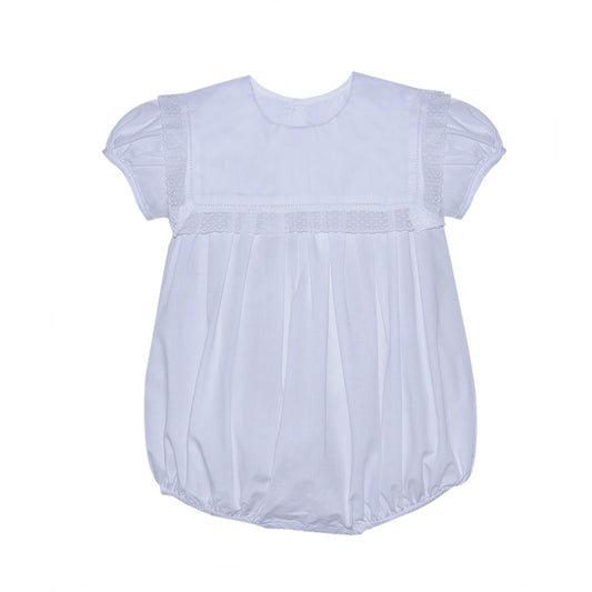 Landon white lace accent bubble