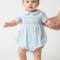 Blue handsmocked  Bubble - Cross