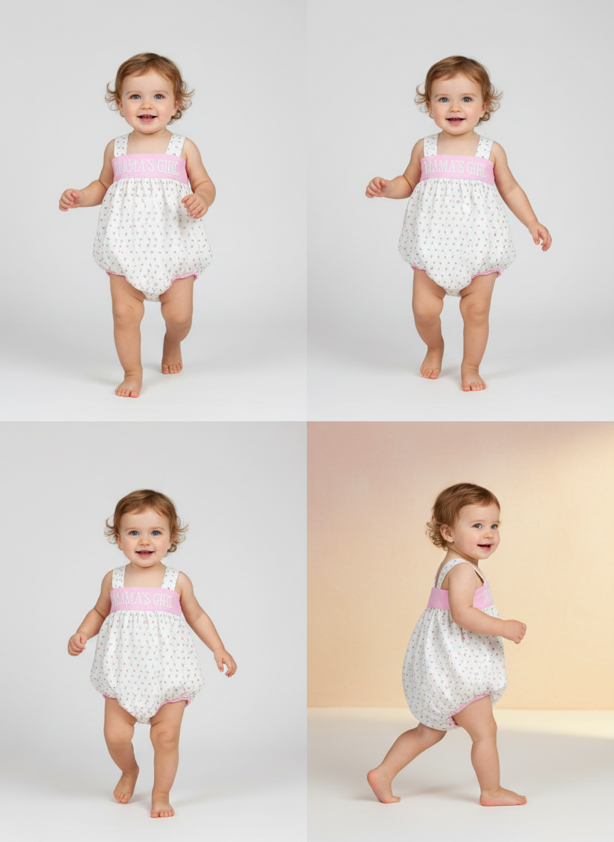 Mama’s Girl French knot floral bubble