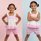 Mama’s Girl French knot bubble bloomer set