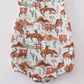WESTERN COWBOY EMBROIDERY SMOCKED BUBBLE